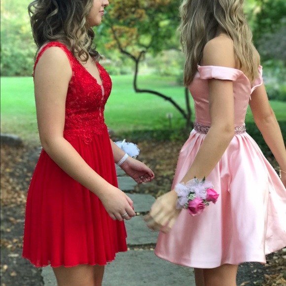 Worn once Sherri Hill Fall 2017 Homecoming dress - Picture 4 of 5